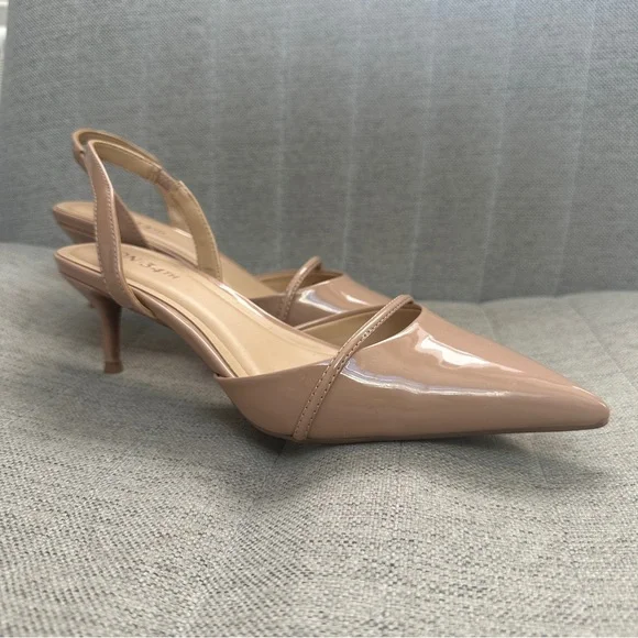 ON 34th - Angelinaa Pointed Toe Kitten Heel Pumps - 7 - Picture 2 of 7